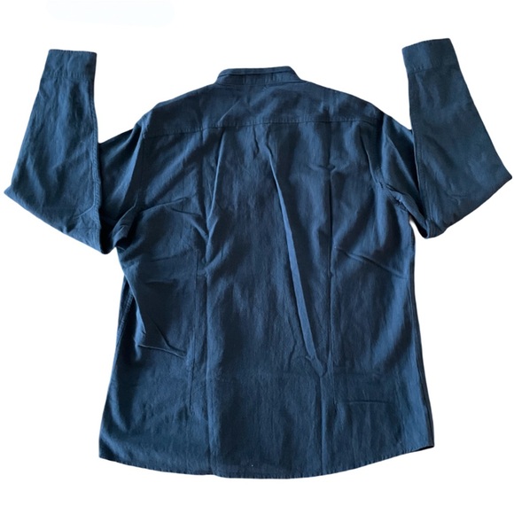 POLOMANO Men's Button Down Long Sleeve Shirts - Picture 4 of 9